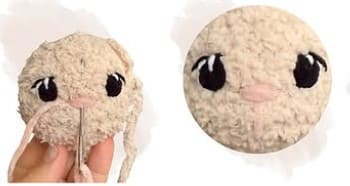 Crochet Bunny Blanket Buddy