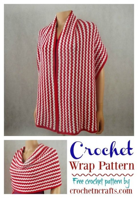 Crochet Beautiful Wrap Pattern