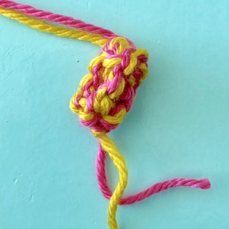 Crochet Spring Blooms Misty Magnolia Square