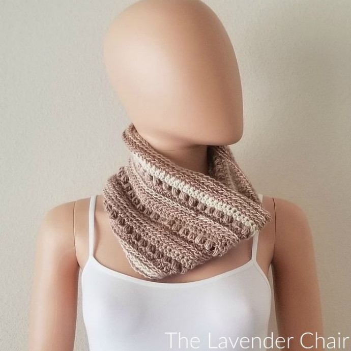 Crochet Rocky Road Cowl
