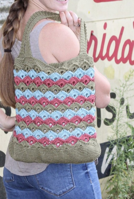 Crochet Farmers Market Bag