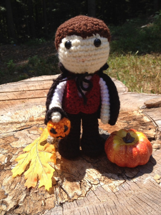 Crochet Vampire Boy Doll Crochet Vampire Boy Doll