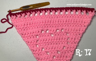 Crochet Valentine Heart Headscarf &ndash; A Charming Accessory for Valentine&#039;s Day