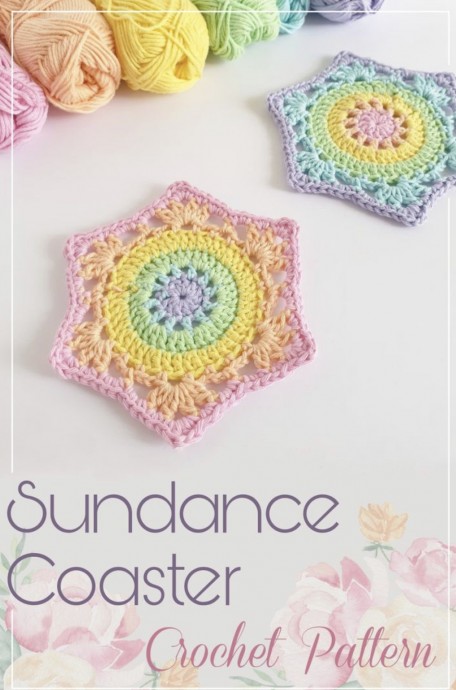 Free Sundance Coaster Crochet Pattern – Stylish & Functional for Your Home Decor Free Sundance Coaster Crochet Pattern – Stylish & Functional for Your Home Decor