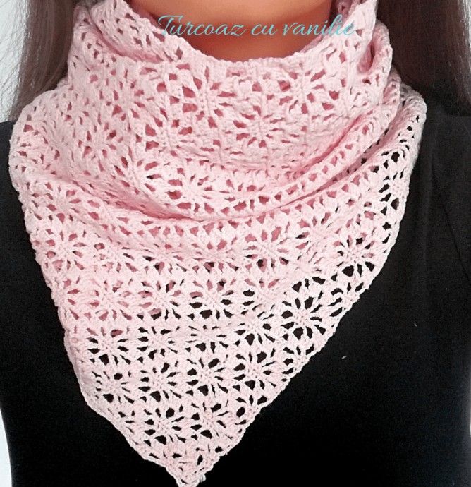 How to Crochet a Lace Scarf
