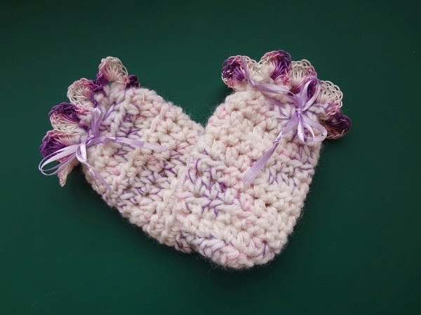 Crochet Baby Mitts