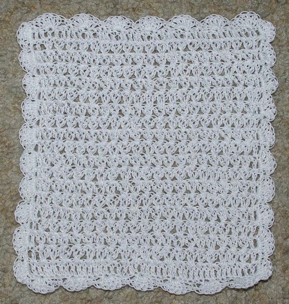 Crochet Delicate Facecloth