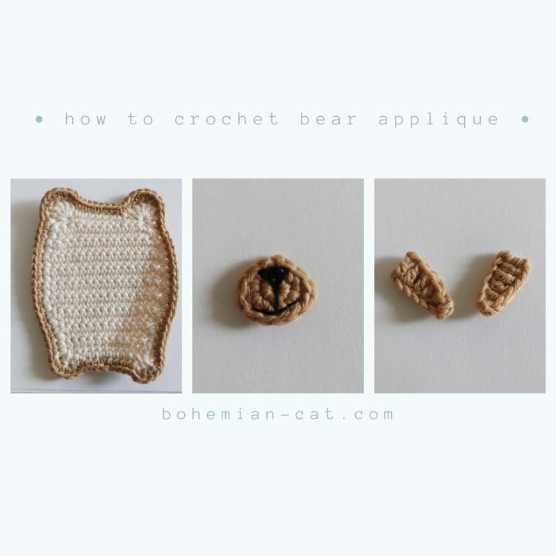 Create Your Own Adorable Crochet Bear Applique - A Step-by-Step Guide