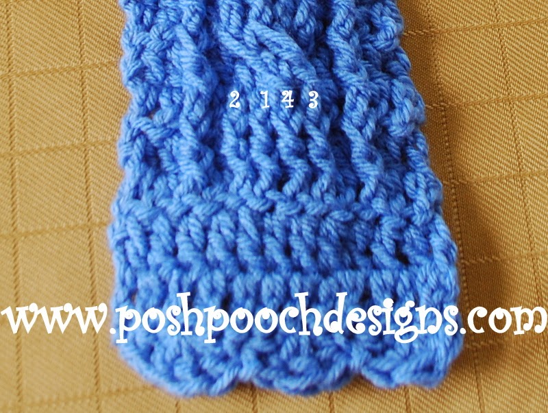 Create a Cozy Crochet Cable Stitch Dog Cowl with Buttons for Your Pet