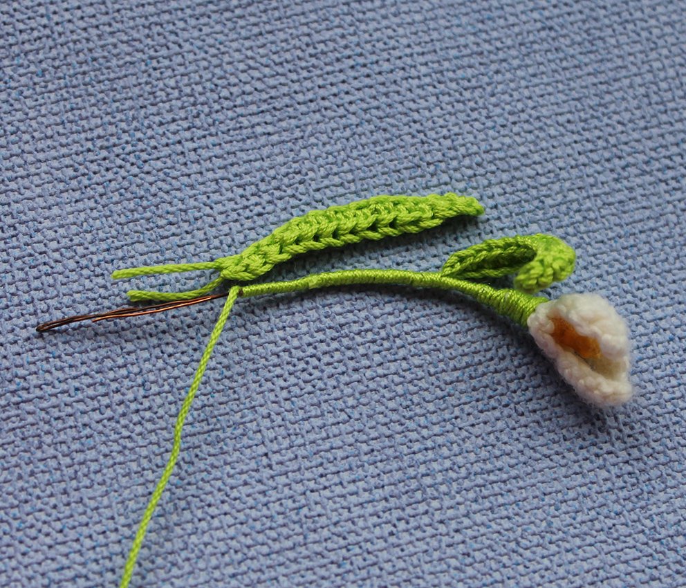 Create an Adorable Crochet Easter Nest with Charming Snowdrops for Your Spring Decor