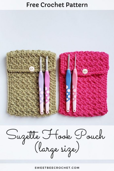 Create Your Own Crochet Suzette Stitch Hook Large Pouch - A Stylish and Practical Crafting Accessory Create Your Own Crochet Suzette Stitch Hook Large Pouch - A Stylish and Practical Crafting Accessory