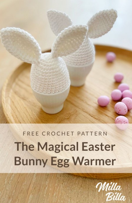 Crochet Magical Easter Bunny Egg Warmer (Free Pattern)