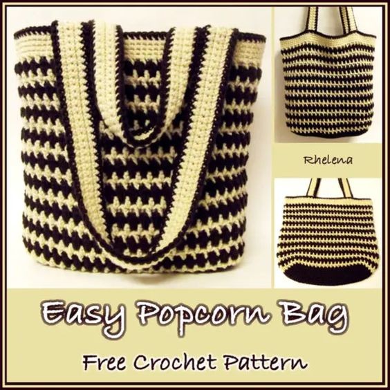 Create a Stylish Crochet Popcorn Striped Bag: Your Comprehensive Guide Create a Stylish Crochet Popcorn Striped Bag: Your Comprehensive Guide