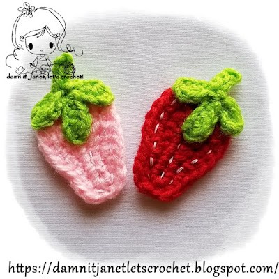 Crochet Strawberry Applique – A Berry Delightful Addition to Your Projects Crochet Strawberry Applique – A Berry Delightful Addition to Your Projects