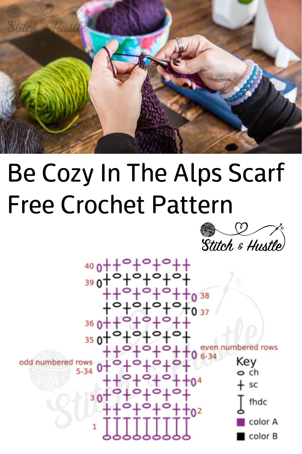Create Your Own Crochet Alps Scarf: A Detailed Pattern and Instructions