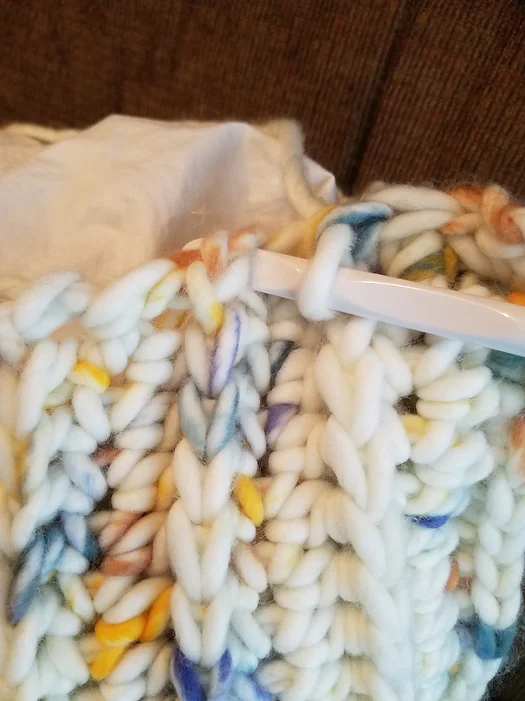 Crochet Pillow Cover