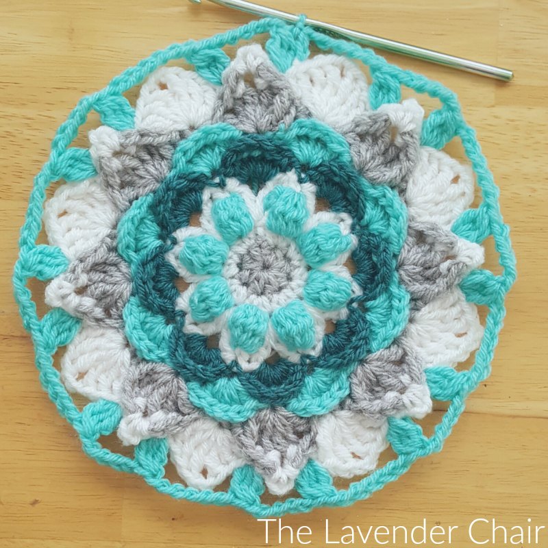 Create Your Own Stunning Crochet Cascading Dahlia Mandala Wall Hanging