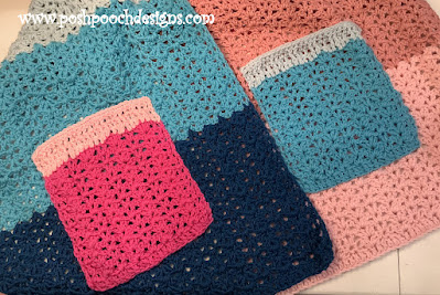 Crochet Color Block Pocket Shawl - Cozy Craft With Style for Chilly Seasons