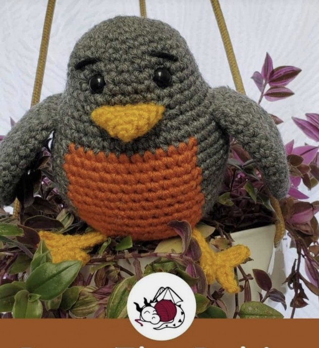 Adorable Amigurumi Crochet Robin