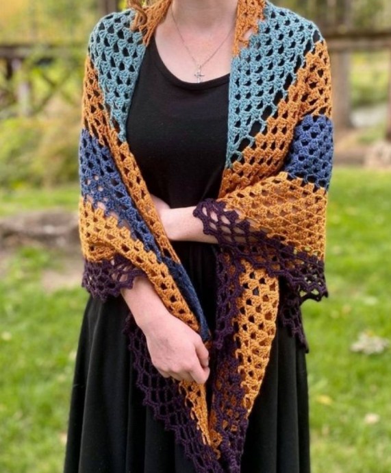 Crochet Aurora Scarf