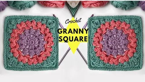 Crochet Neat Granny Square