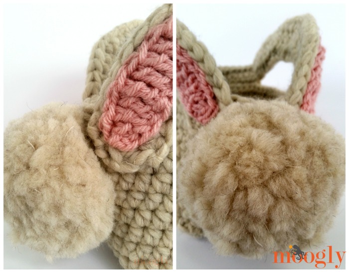 Adorable Crochet Long Eared Bunny Basket - Perfect for Easter Decorations and Gifts