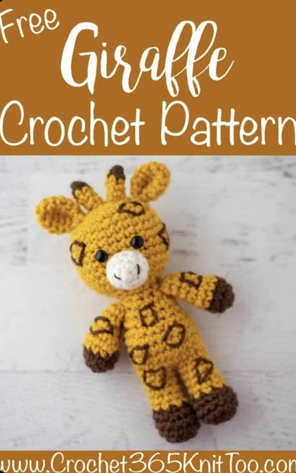 Free Crochet Pattern: Gorgeous Little Giraffe