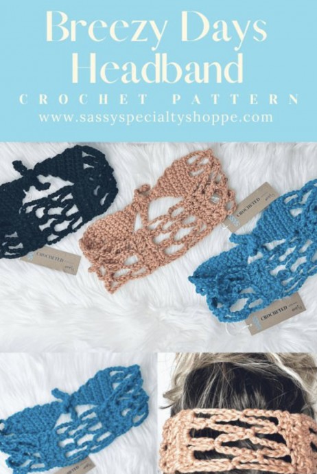 New Breezy Days Headband Crochet Pattern
