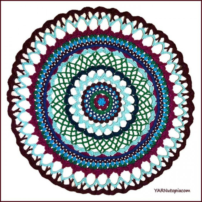 Crochet Henna Inspired Mandala