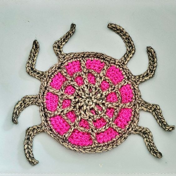 Crochet Halloween Coaster Crochet Halloween Coaster