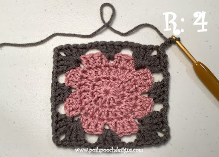 Crochet June Pearl Square