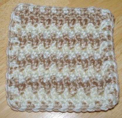 Crochet Extended Single Coaster