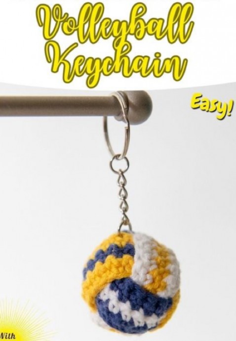 Discover the Unique Volleyball Keychain with Crochet Artistry – Perfect for Fans and Players! Discover the Unique Volleyball Keychain with Crochet Artistry – Perfect for Fans and Players!