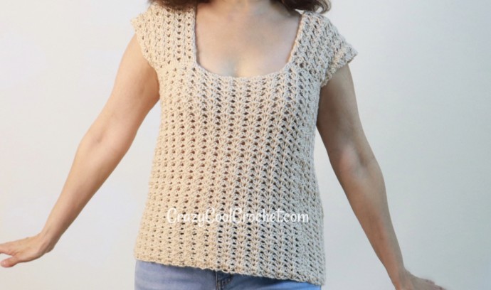 Shell Stitch Crochet Summer Top