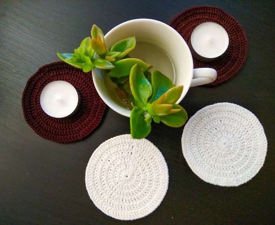 Create Charming Crochet Coasters: A Fun and Colorful Home Decor Project Create Charming Crochet Coasters: A Fun and Colorful Home Decor Project