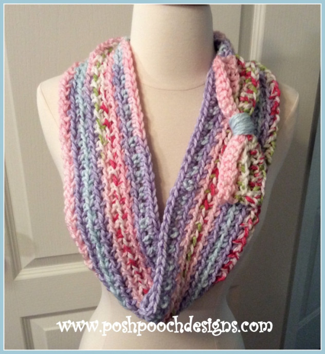 Crochet Chunky Bloom Infinity Scarf - Cozy Fashion Accessory for Stylish Winters Crochet Chunky Bloom Infinity Scarf - Cozy Fashion Accessory for Stylish Winters