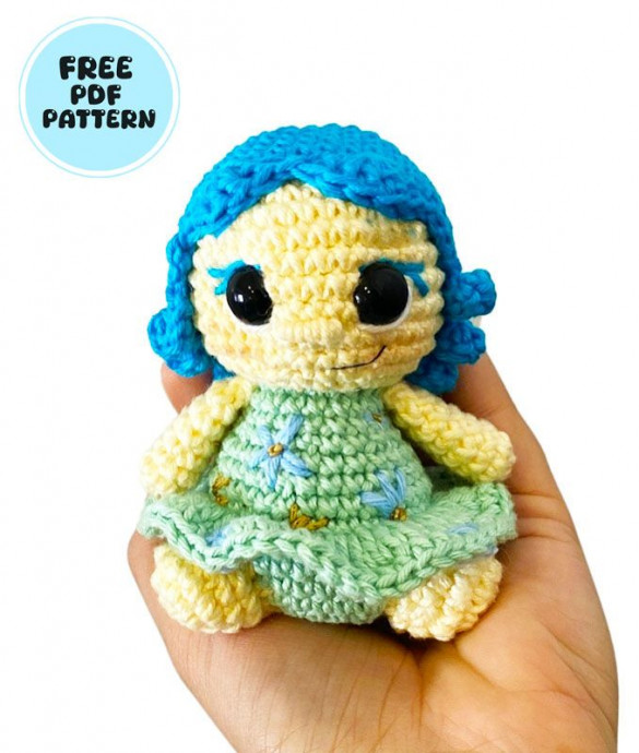 Create Your Own Crochet Inside Out Joy Doll: Complete Guide with Materials and Instructions
