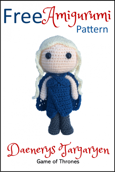 Crochet Daenerys Targaryen Amigurumi Doll