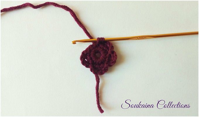 Crochet 3 Layer Flower