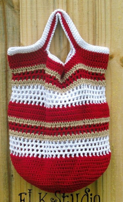 Crochet Sun Beach Bag