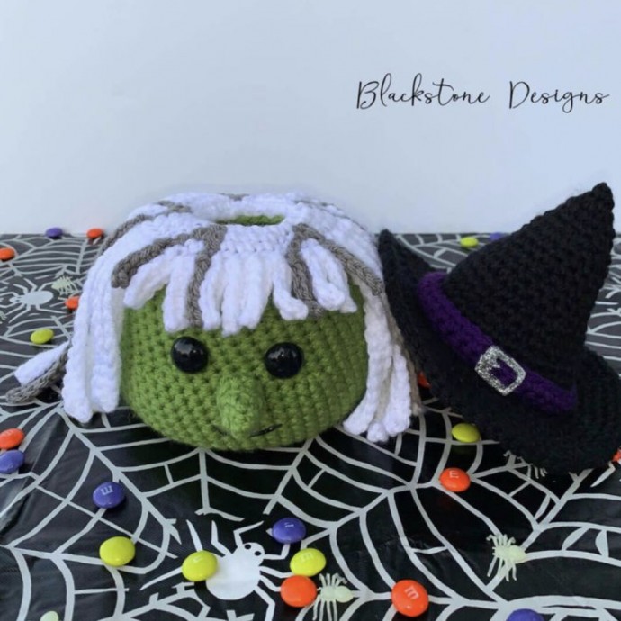 Create a Captivating Witch Head Candy Dish for Halloween Festivities with Crochet Art Create a Captivating Witch Head Candy Dish for Halloween Festivities with Crochet Art