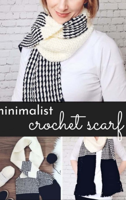 Crochet Minimalist Scarf