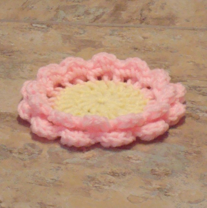 Crochet Flower Coaster