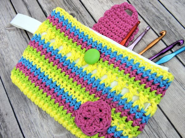 Organize Your Crafting Space with a Cute Crochet Hook Holder - Easy Instructions Inside!