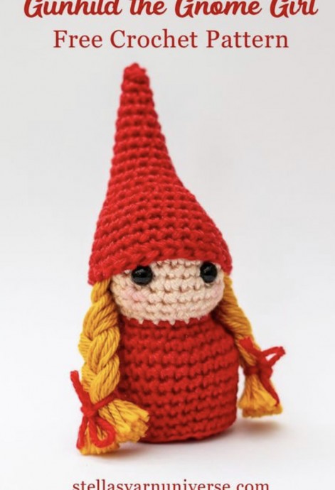 Crochet Gnome Girl