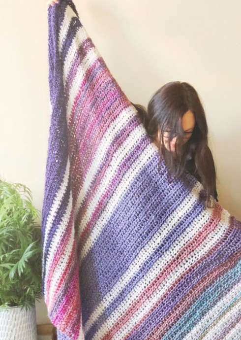 Crochet The Fairy Fade Throw Blanket