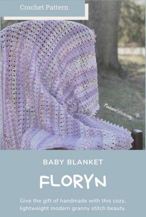 Free Crochet Pattern: The Modern Granny Stitch Baby Blanket