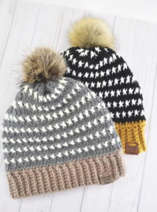 Uri Beanie Free Crochet Hat Pattern