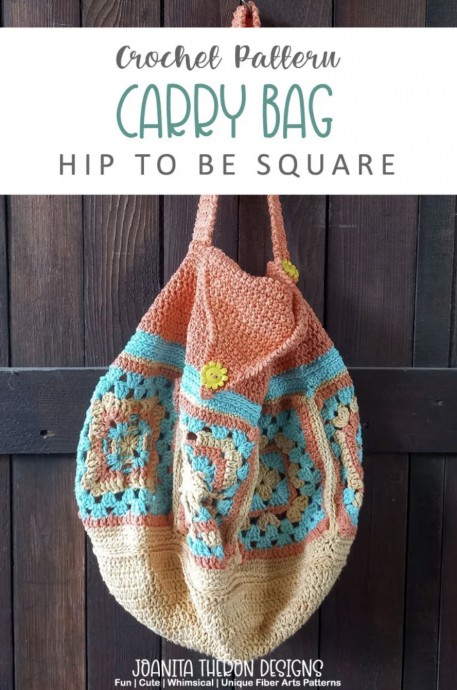 Hip Crochet Carry Bag