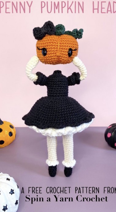Penny Pumpkin Head Crochet Pattern